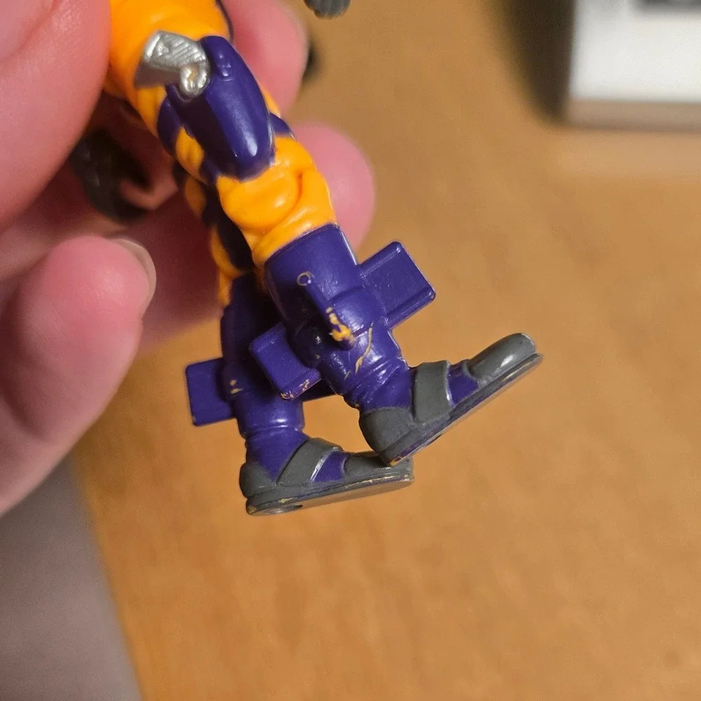 Hasbro GI H.E.A.T Viper 1989‎ T.A.R.G.A.T. Action Figure Orange Purple Vtg Toy
